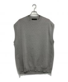 th products（ティーエイチプロダクツ）の古着「Dot Hole Vest」｜グレー
