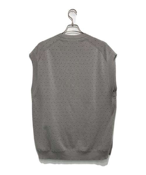 th products（ティーエイチプロダクツ）th products (ティーエイチプロダクツ) Dot Hole Vest グレー サイズ:OSの古着・服飾アイテム