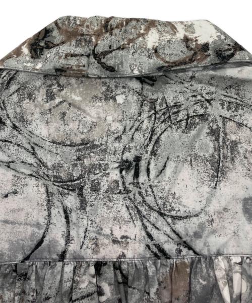 AiE（エーアイイー）AiE (エーアイイー) PAINTER SHIRT SNOWBAL SPOT PRINT グレー サイズ:Mの古着・服飾アイテム