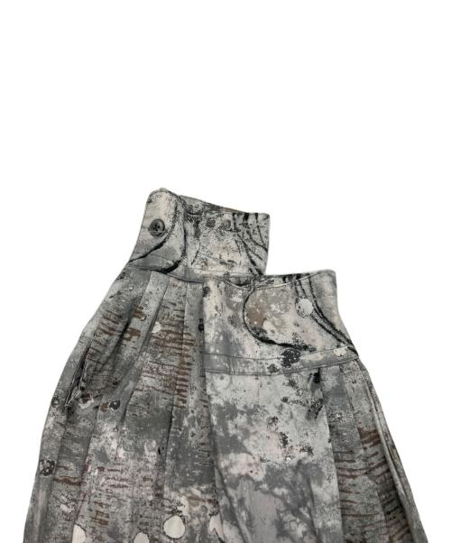 AiE（エーアイイー）AiE (エーアイイー) PAINTER SHIRT SNOWBAL SPOT PRINT グレー サイズ:Mの古着・服飾アイテム