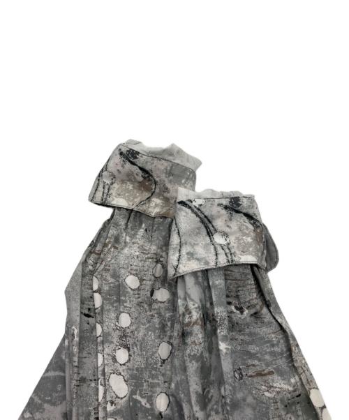 AiE（エーアイイー）AiE (エーアイイー) PAINTER SHIRT SNOWBAL SPOT PRINT グレー サイズ:Mの古着・服飾アイテム