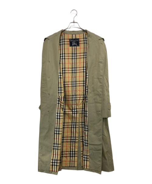 Burberry's（バーバリーズ）Burberry's (バーバリーズ) 裏ノバチェック ステンカラーコート ベージュ サイズ:94　175の古着・服飾アイテム