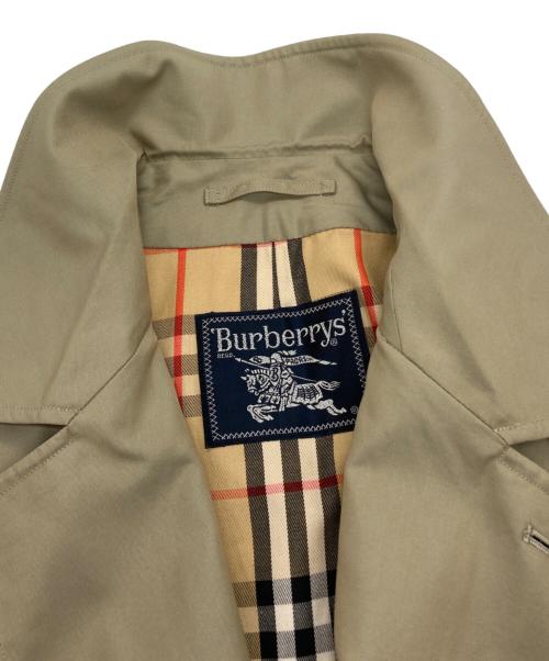 Burberry's（バーバリーズ）Burberry's (バーバリーズ) 裏ノバチェック ステンカラーコート ベージュ サイズ:94　175の古着・服飾アイテム