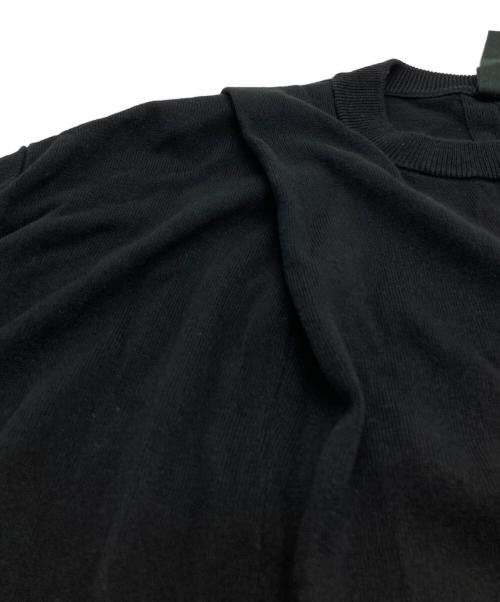 ripvanwinkle（リップヴァンウィンクル）ripvanwinkle (リップヴァンウィンクル) CROSS KNIT JERSEY VEST ブラック サイズ:Lの古着・服飾アイテム