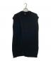 ripvanwinkle（リップヴァンウィンクル）の古着「CROSS KNIT JERSEY VEST」｜ブラック