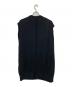 ripvanwinkle (リップヴァンウィンクル) CROSS KNIT JERSEY VEST ブラック サイズ:L：7000円