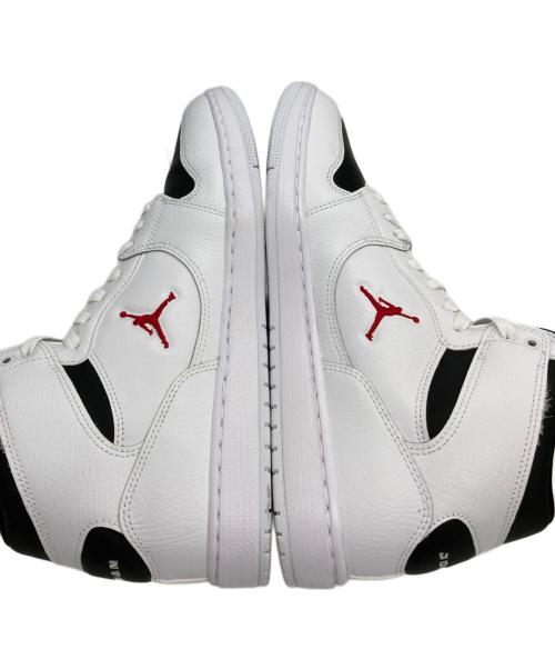 NIKE（ナイキ）NIKE (ナイキ) JORDAN COURT CONNECT MID ホワイト×ブラック サイズ:US9の古着・服飾アイテム