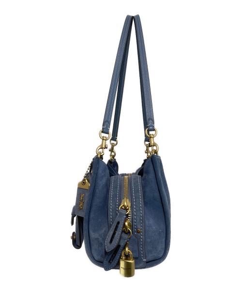 COACH（コーチ）COACH (コーチ) ローグ バッグ 34 ブルーの古着・服飾アイテム