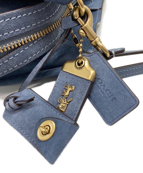 COACH（コーチ）COACH (コーチ) ローグ バッグ 34 ブルーの古着・服飾アイテム