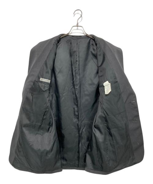 EMPORIO ARMANI（エンポリオ アルマーニ）EMPORIO ARMANI (エンポリオ アルマーニ) ウールコットン2Bテーラードジャケット グレー サイズ:52の古着・服飾アイテム