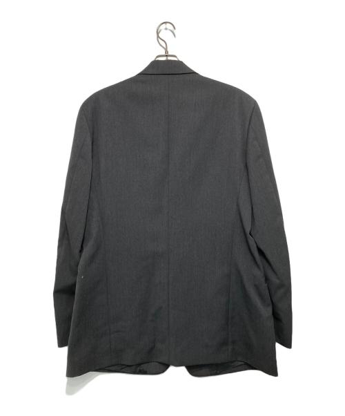 EMPORIO ARMANI（エンポリオ アルマーニ）EMPORIO ARMANI (エンポリオ アルマーニ) ウールコットン2Bテーラードジャケット グレー サイズ:52の古着・服飾アイテム