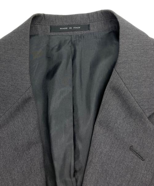 EMPORIO ARMANI（エンポリオ アルマーニ）EMPORIO ARMANI (エンポリオ アルマーニ) ウールコットン2Bテーラードジャケット グレー サイズ:52の古着・服飾アイテム