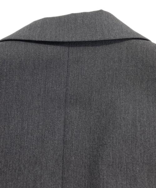 EMPORIO ARMANI（エンポリオ アルマーニ）EMPORIO ARMANI (エンポリオ アルマーニ) ウールコットン2Bテーラードジャケット グレー サイズ:52の古着・服飾アイテム