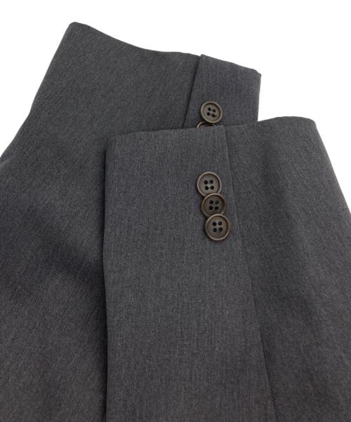 EMPORIO ARMANI（エンポリオ アルマーニ）EMPORIO ARMANI (エンポリオ アルマーニ) ウールコットン2Bテーラードジャケット グレー サイズ:52の古着・服飾アイテム