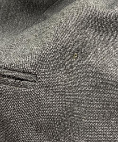 EMPORIO ARMANI（エンポリオ アルマーニ）EMPORIO ARMANI (エンポリオ アルマーニ) ウールコットン2Bテーラードジャケット グレー サイズ:52の古着・服飾アイテム