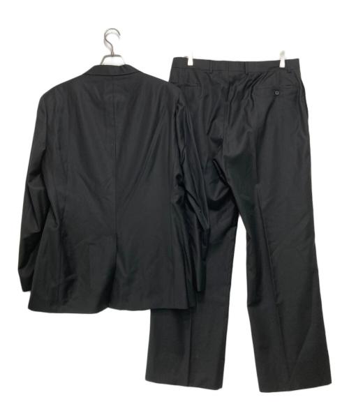 EMPORIO ARMANI（エンポリオ アルマーニ）EMPORIO ARMANI (エンポリオ アルマーニ) 3Bウールセットアップスーツ ブラック サイズ:52の古着・服飾アイテム