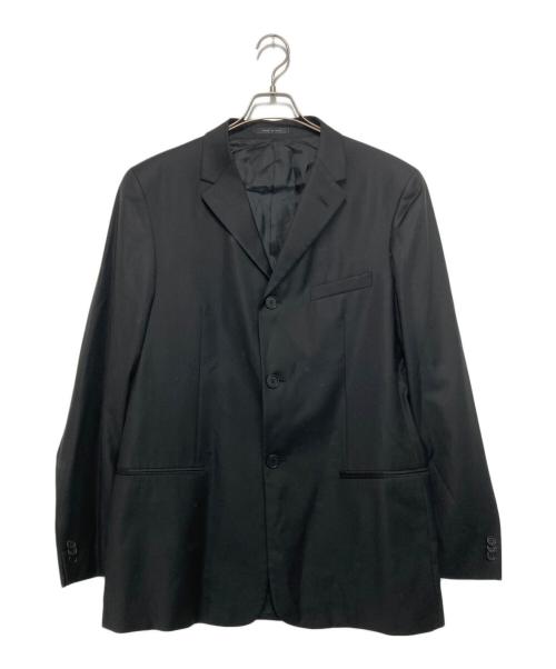 EMPORIO ARMANI（エンポリオ アルマーニ）EMPORIO ARMANI (エンポリオ アルマーニ) 3Bウールセットアップスーツ ブラック サイズ:52の古着・服飾アイテム