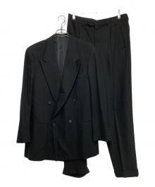 GIORGIO ARMANI（ジョルジオアルマーニ）の古着「80~90s ダブルセットアップスーツ」｜ブラック