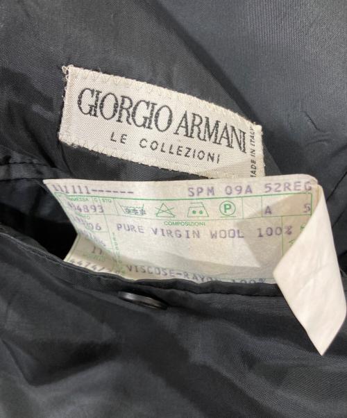GIORGIO ARMANI（ジョルジオアルマーニ）GIORGIO ARMANI (ジョルジオアルマーニ) 80~90s ダブルセットアップスーツ ブラック サイズ:52/54REGの古着・服飾アイテム