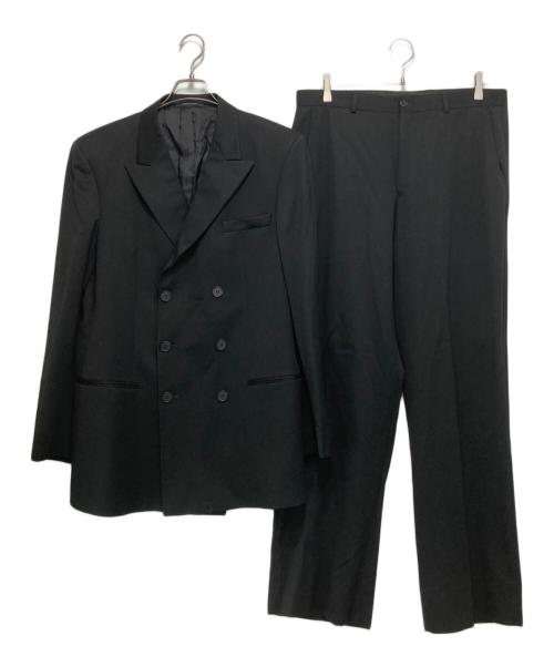 EMPORIO ARMANI（エンポリオ アルマーニ）EMPORIO ARMANI (エンポリオ アルマーニ) ダブルセットアップスーツ ブラック サイズ:52の古着・服飾アイテム