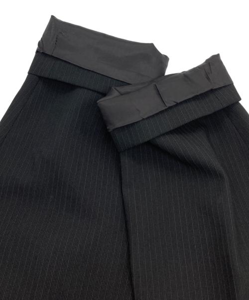 EMPORIO ARMANI（エンポリオ アルマーニ）EMPORIO ARMANI (エンポリオ アルマーニ) ストライプウール混セットアップスーツ ブラック サイズ:SIZE 52の古着・服飾アイテム