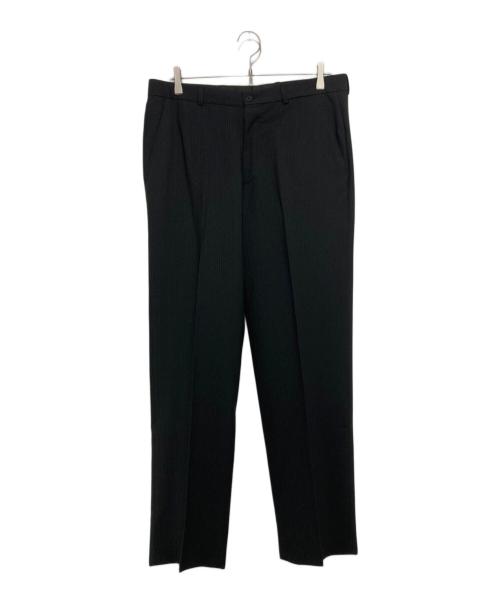 EMPORIO ARMANI（エンポリオ アルマーニ）EMPORIO ARMANI (エンポリオ アルマーニ) ストライプウール混セットアップスーツ ブラック サイズ:SIZE 52の古着・服飾アイテム