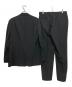 EMPORIO ARMANI (エンポリオ アルマーニ) ストライプウール混セットアップスーツ ブラック サイズ:SIZE 52：18000円