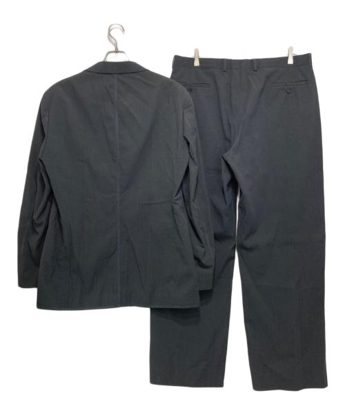 EMPORIO ARMANI（エンポリオ アルマーニ）EMPORIO ARMANI (エンポリオ アルマーニ) シワ加工 セットアップスーツ グレー サイズ:52の古着・服飾アイテム