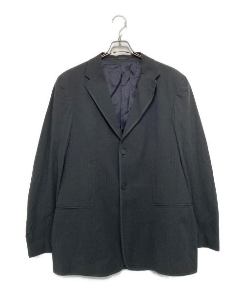 EMPORIO ARMANI（エンポリオ アルマーニ）EMPORIO ARMANI (エンポリオ アルマーニ) シワ加工 セットアップスーツ グレー サイズ:52の古着・服飾アイテム