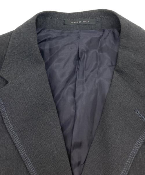 EMPORIO ARMANI（エンポリオ アルマーニ）EMPORIO ARMANI (エンポリオ アルマーニ) シワ加工 セットアップスーツ グレー サイズ:52の古着・服飾アイテム