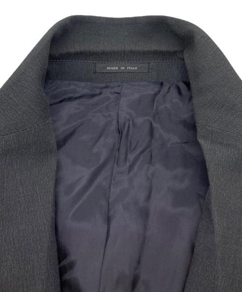 EMPORIO ARMANI（エンポリオ アルマーニ）EMPORIO ARMANI (エンポリオ アルマーニ) シワ加工 セットアップスーツ グレー サイズ:52の古着・服飾アイテム