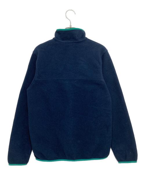 Patagonia（パタゴニア）Patagonia (パタゴニア) ウィメンズ・ライトウェイト・シンチラ・スナップT・プルオーバー ネイビー×グリーン サイズ:Sの古着・服飾アイテム