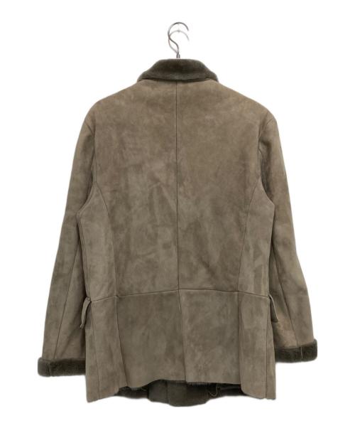 OLIVIERI（オリヴィエリ）OLIVIERI (オリヴィエリ) リアルムートンコート ベージュ サイズ:48の古着・服飾アイテム