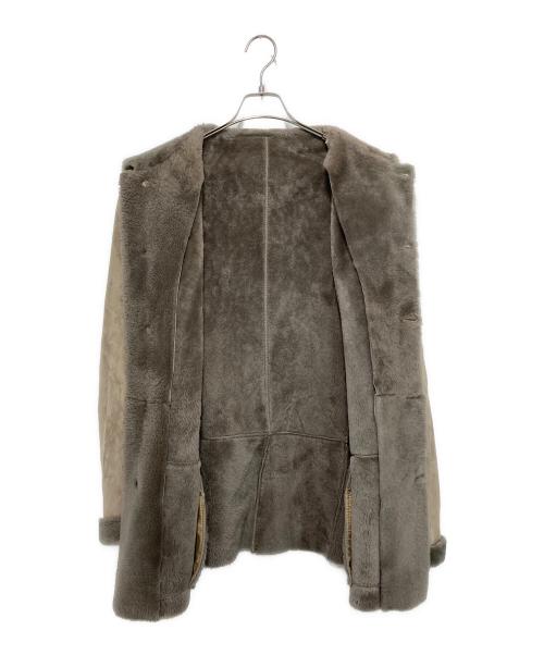 OLIVIERI（オリヴィエリ）OLIVIERI (オリヴィエリ) リアルムートンコート ベージュ サイズ:48の古着・服飾アイテム