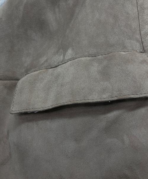 OLIVIERI（オリヴィエリ）OLIVIERI (オリヴィエリ) リアルムートンコート ベージュ サイズ:48の古着・服飾アイテム