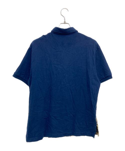 GUCCI（グッチ）GUCCI (グッチ) GG総柄 半袖ポロシャツ ベージュ×ネイビー サイズ:Lの古着・服飾アイテム