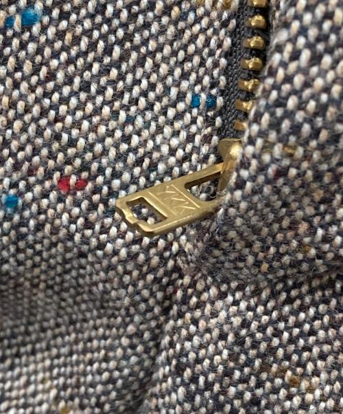 RRL（ダブルアールエル）RRL (ダブルアールエル) ウールコットン ツータック ツイードパンツ ブラウン サイズ:29の古着・服飾アイテム
