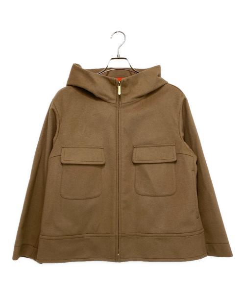 MACKINTOSH PHILOSOPHY（マッキントッシュ フィロソフィー）MACKINTOSH PHILOSOPHY (マッキントッシュ フィロソフィー) ウールジップアップジャケット ブラウン サイズ:38の古着・服飾アイテム