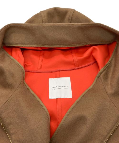 MACKINTOSH PHILOSOPHY（マッキントッシュ フィロソフィー）MACKINTOSH PHILOSOPHY (マッキントッシュ フィロソフィー) ウールジップアップジャケット ブラウン サイズ:38の古着・服飾アイテム