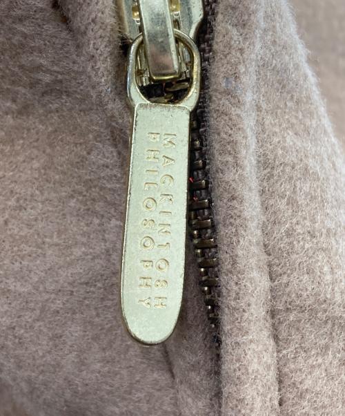 MACKINTOSH PHILOSOPHY（マッキントッシュ フィロソフィー）MACKINTOSH PHILOSOPHY (マッキントッシュ フィロソフィー) ウールジップアップジャケット ブラウン サイズ:38の古着・服飾アイテム