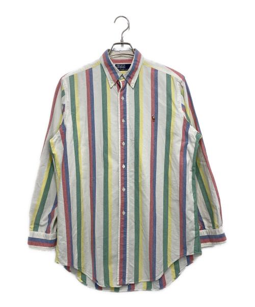POLO RALPH LAUREN（ポロ・ラルフローレン）POLO RALPH LAUREN (ポロ・ラルフローレン) ストライプシャツ マルチカラー サイズ:Lの古着・服飾アイテム