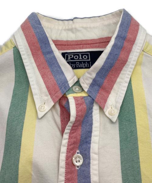 POLO RALPH LAUREN（ポロ・ラルフローレン）POLO RALPH LAUREN (ポロ・ラルフローレン) ストライプシャツ マルチカラー サイズ:Lの古着・服飾アイテム