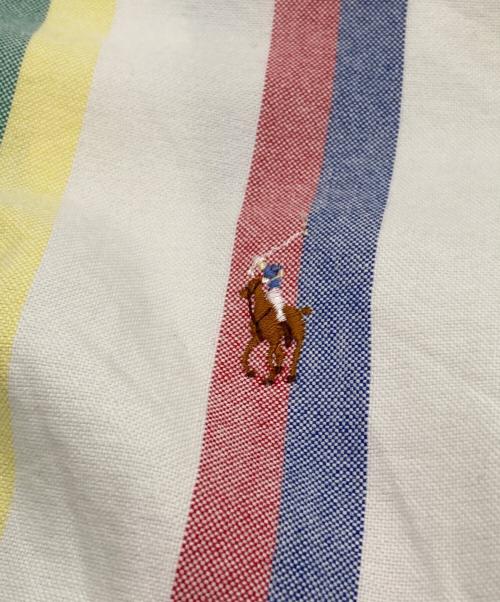 POLO RALPH LAUREN（ポロ・ラルフローレン）POLO RALPH LAUREN (ポロ・ラルフローレン) ストライプシャツ マルチカラー サイズ:Lの古着・服飾アイテム