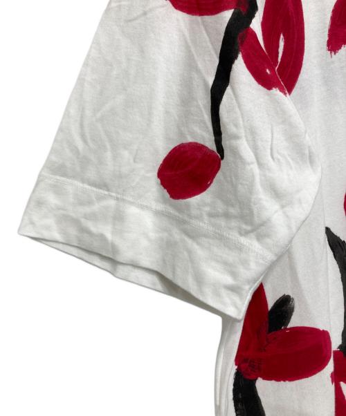 MARNI（マルニ）MARNI (マルニ) PATTERNED DRESS ホワイト×レッド サイズ:38の古着・服飾アイテム