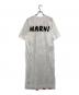 MARNI (マルニ) PATTERNED DRESS ホワイト×レッド サイズ:38：12000円