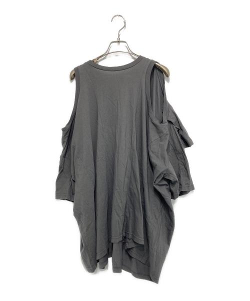 Maison Margiela（メゾンマルジェラ）Maison Margiela (メゾンマルジェラ) ダブルスプライド Tシャツ グレー サイズ:XSの古着・服飾アイテム