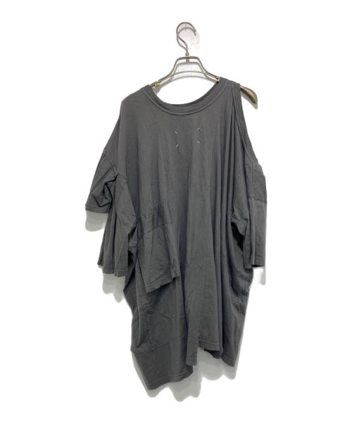 Maison Margiela（メゾンマルジェラ）Maison Margiela (メゾンマルジェラ) ダブルスプライド Tシャツ グレー サイズ:XSの古着・服飾アイテム