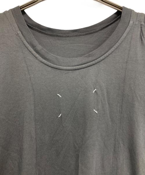 Maison Margiela（メゾンマルジェラ）Maison Margiela (メゾンマルジェラ) ダブルスプライド Tシャツ グレー サイズ:XSの古着・服飾アイテム