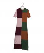 MARNIマルニ）の古着「半袖パッチワークワンピース」｜マルチカラー