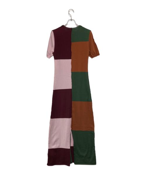 MARNI（マルニ）MARNI (マルニ) 半袖パッチワークワンピース マルチカラー サイズ:38の古着・服飾アイテム